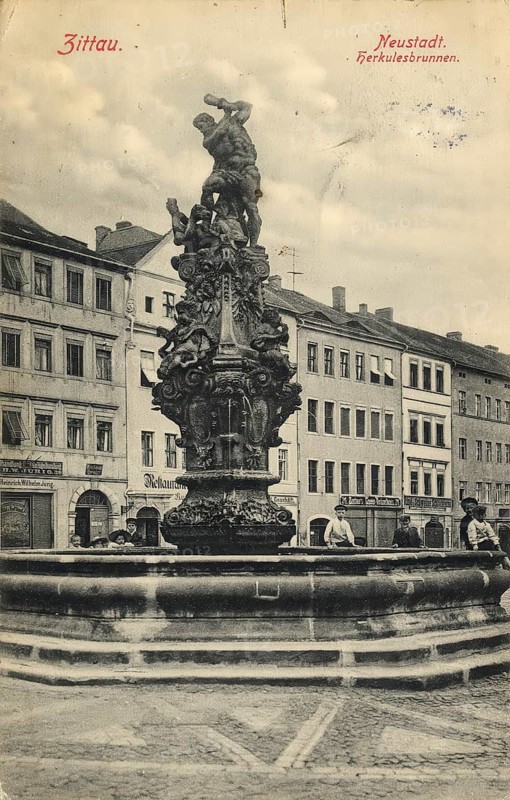 Historical postcard, picture postcard, Zittau, Saxony, Germany, digitally enhanced reproduction of an original from around 1900, picture postcard