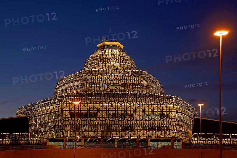 Azerbaijan, Baku, airport at night, Baku, Azerbaijan, Azerbaijan