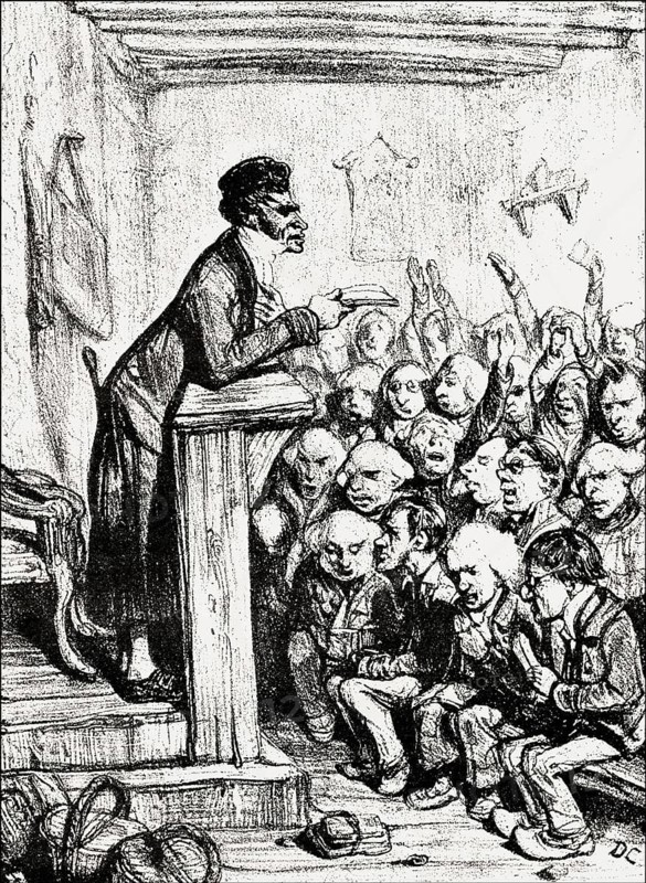 Caricature on Dupin the Elder, after the French Revolution of 1830