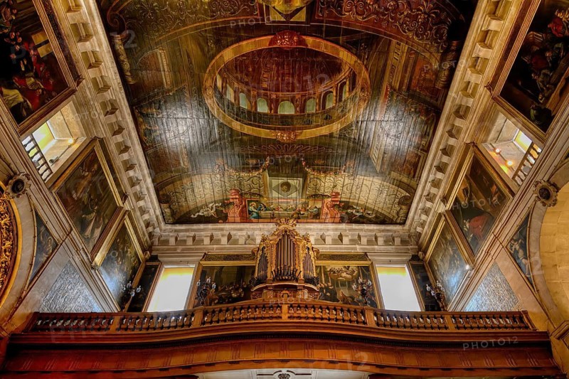 Jesuit Church of Saint Roch, Ceiling, Chiado, Lisbon