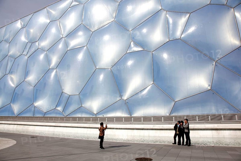 Beijing, CHN, 22.02.09 - The Water Cube National Swimming Center at the Summer Olympics Park in Beijing, CHINA