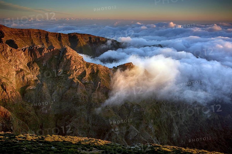 Portugal, Madeira, Pico do Areeiro, mountains, mountain peaks, viewpoint