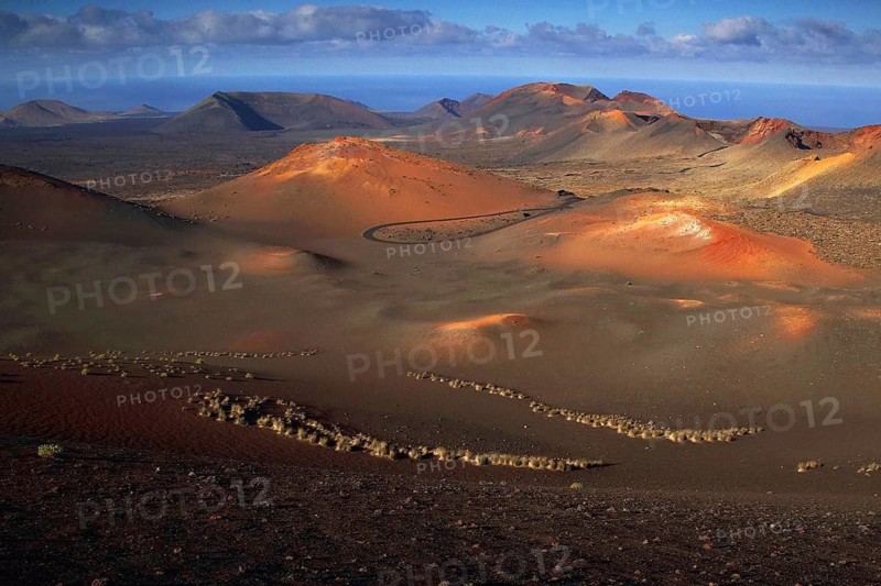 Canary Islands, Lanzarote, Timanfaya National Park, Dunes, Lanzarote, Canary Islands, Spain