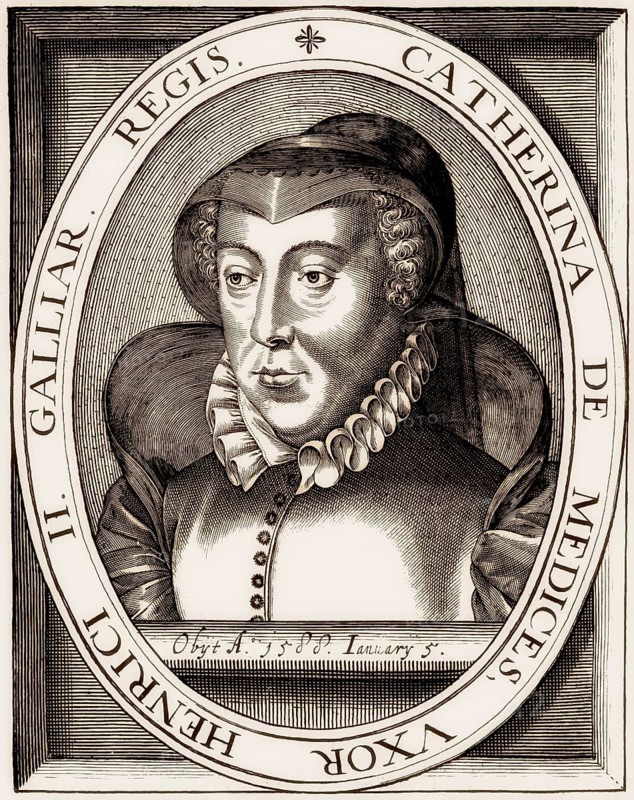 Catherine de' Medici, 1519 – 1589, an Italian noblewoman, Queen consort of France