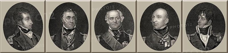 Offiziere der britischen Royal Navy, 18. Jahrhundert
