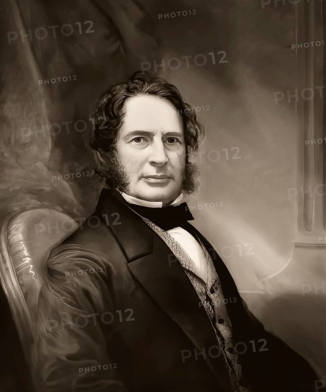 Henry Wadsworth Longfellow, 1807 – 1882, American poet, digitally edited