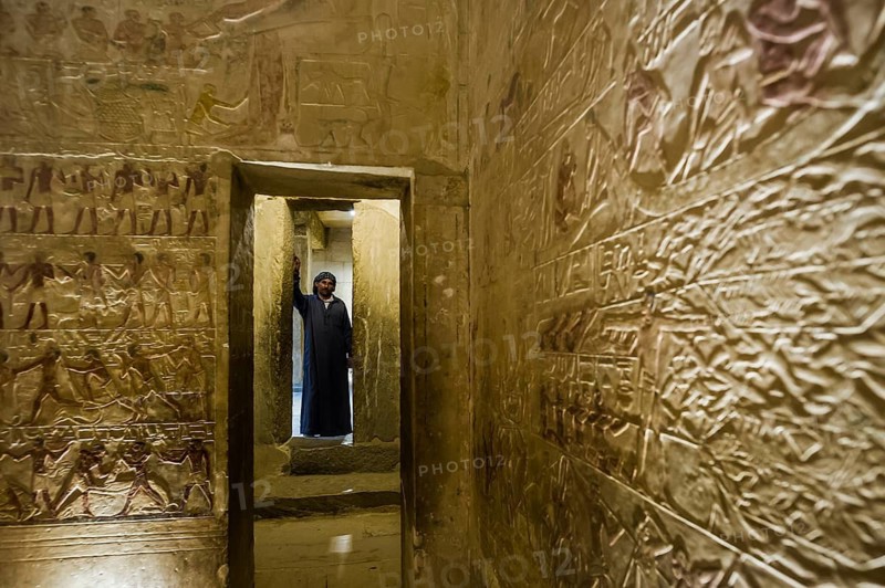 Tomb of Ptahhotep, Sakkara, Saqqara, UNESCO World Heritage Site, Memphis, Cairo, Egypt