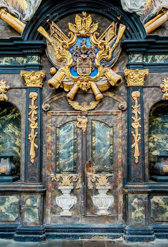 Interior photo, St Mary's Church in the old town of Stralsund, Mecklenburg-Western Pomerania, Germany