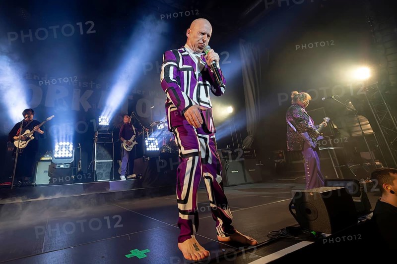Stumpen (aka Gero Ivers), singer, rock band, D, All good things are 30! Tour, live, 20 March 2026, Columbiahalle, Berlin, Germany < english> Knorkator, rock band, All good things are 30! Tour, live, March 20th, 2026, Columbiahalle, Berlin, Germany
