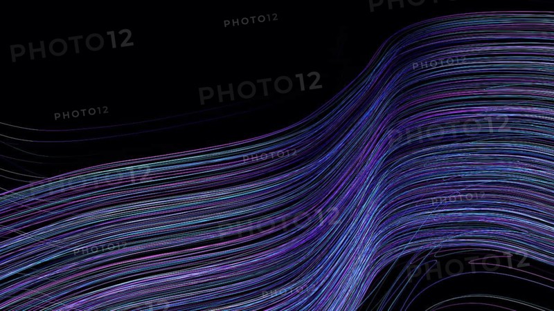 Swirling lines in varied colors create a stimulating abstract background reflecting modern technology concepts and innovation