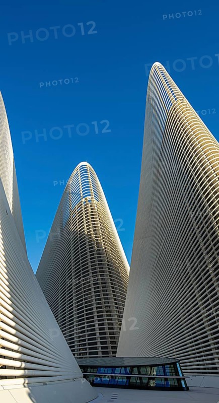 Zayed National Museum in Abu Dhabi, memorial to the late Zayed bin Sultan Al Nahyan, the museum is the heart of the cultural district on Saadiyat Island, architecture on the roof of the museum, Abu Dhabi, United Arab Emirates