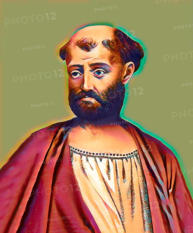 Pope Alexander I, Alessandro I, Bishop of Rome from c. 107 to his death c. 115, digitally edited