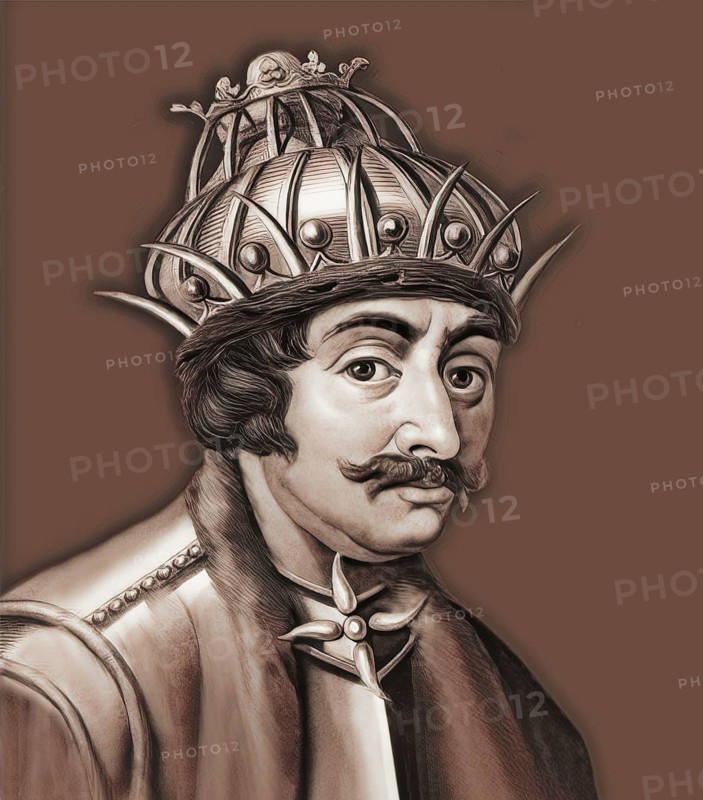 Theodoric the Great, Flavius Theodericus Rex, ca 454-526, king of the Ostrogoths from the Amali family, regent of the Visigoths and Italy, digitally edited