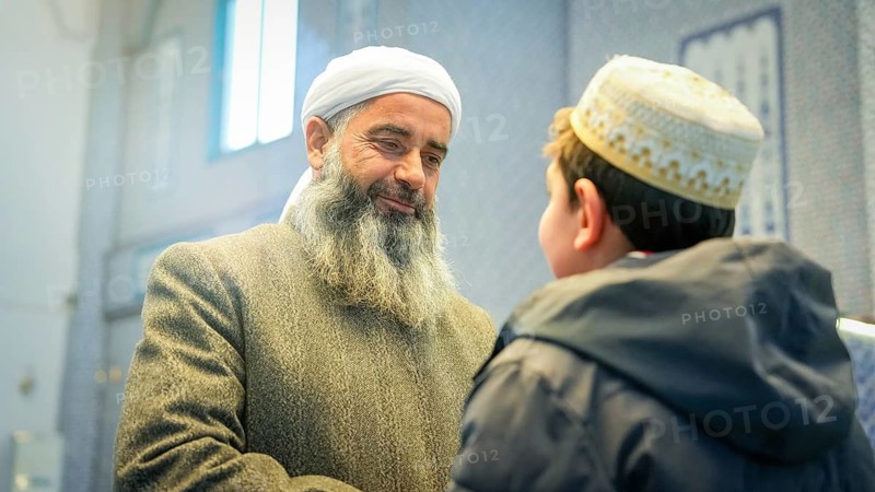 Muslims, elders and children, flock to mosques during the days of the month of Ramadan to worship their Lord, read the Qur'an, and perform the Taraweeh prayer in Gaziantep, Türkiye, March 5, 2026, Gaziantep, Turkey