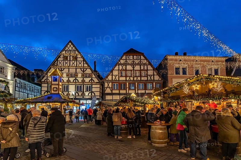 Christmas market in Unna, North Rhine-Westphalia, Germany