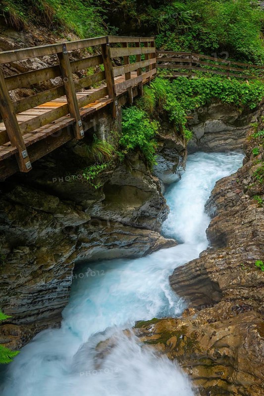 Magical Wimbach Gorge in Ramsau in Berchtesgadener Land