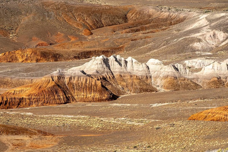 Colorful rock formation Tierra de Colores, Parque Patagonia Argentina, Park Patagonia Argentina, Argentina