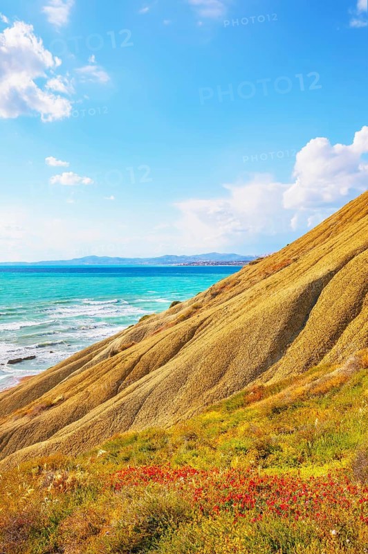 Riserva Naturale di Punta Bianca, Palma di Montechiaro, Agrigento, Sicily, Italy