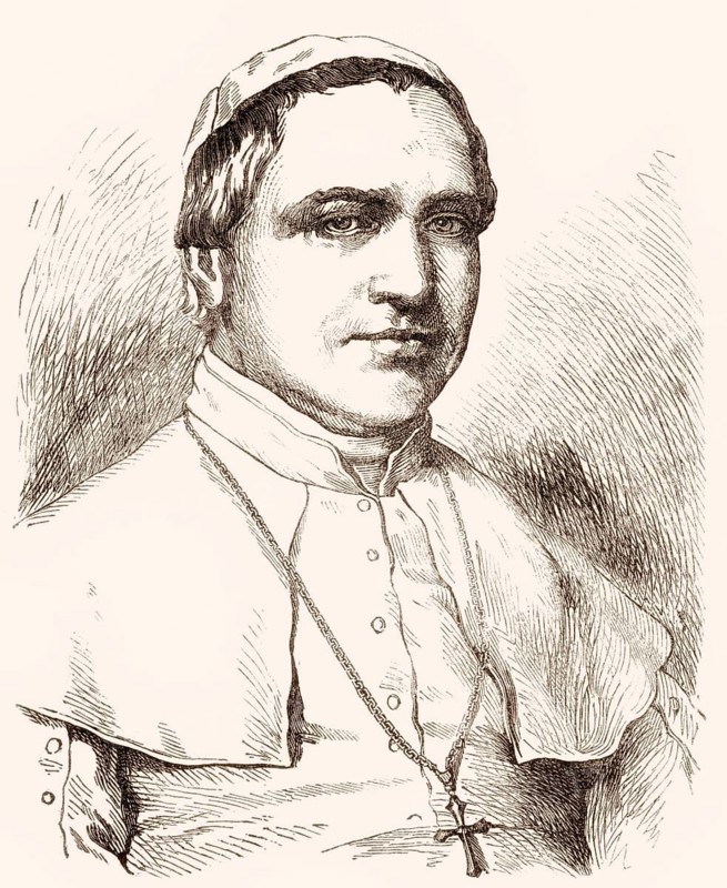 Pope Pius IX, 13 May 1792 – 7 February 1878, reigned as Pope from 16 June 1846 to his death