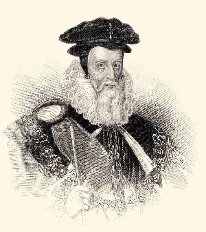 William Cecil, 1. Baron Burghley oder Burleigh, 1520-1598, englischer Staatsmann, Hauptberater von Königin Elisabeth I.