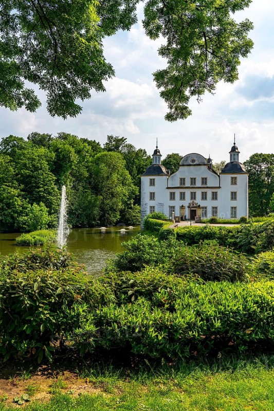 Borbeck Castle in Essen-Borbeck, North Rhine-Westphalia, Germany