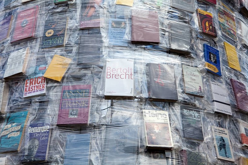 'The Parthenon of Books' by the Argentinian conceptual artist Marta Minujin, banned books, documenta 14 exhibition, 2017, Kassel, Germany
