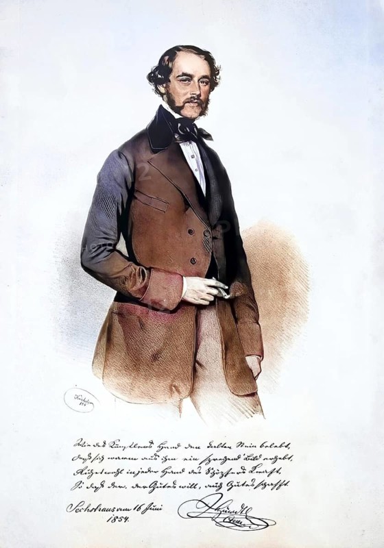 Josef Haerdtl (1821-1884), k. k. civil servant, Historical, digitally restored reproduction from a 19th century original, Record date not stated