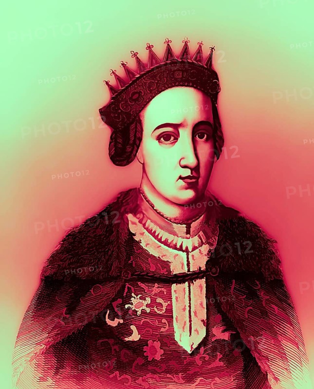 Margaret I, Margrete Valdemarsdatter, 1353 – 1412, ruler of Denmark, Norway and Sweden, digitally altered