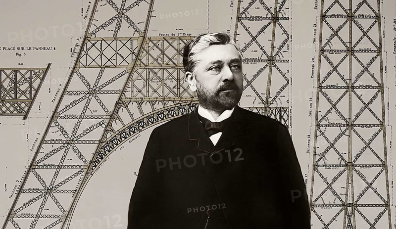 Alexandre Gustave Eiffel, 1832 – 1923, French engineer, after Nadar