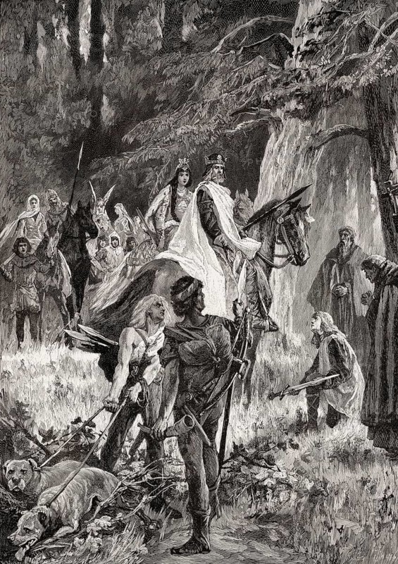 Otto I or Otto the Great, pardoned his son Liudolf, Duke of Bavaria, 954