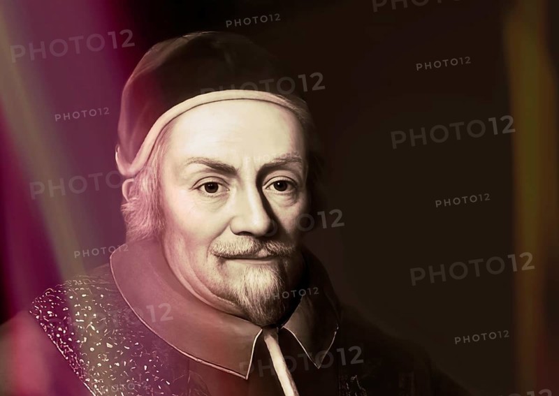 Pope Alexander VIII, Alessandro VIII, Alexandre VIII, Alejandro VIII, Pietro Vito Ottoboni, 1610 – 1691, ruler of the Papal States from 1689 until his death in 1691, digitally edited after a painting