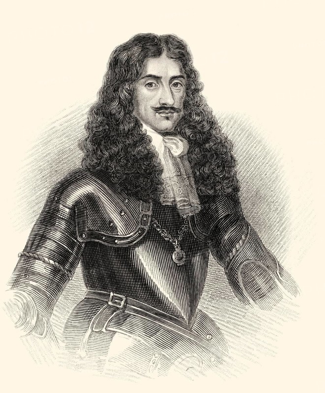 Karl II., 1630-1685, Monarch der drei Königreiche England, Schottland und Irland