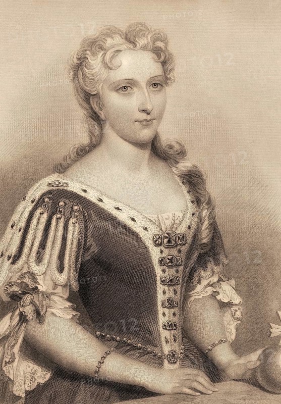 Caroline of Brandenburg-Ansbach, 1683 –1737, Queen of Great Britain as the wife of King George II
