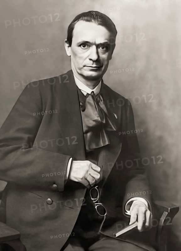 Rudolf Joseph Lorenz Steiner, 1861 – 1925, Austrian occultist, social reformer, architect, esotericist claimed clairvoyant, digitally edited