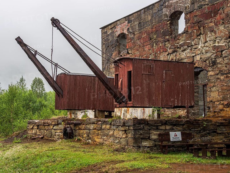 Open air relicts of the mining activity at Sulitjelma, Sulitjelma, Norway