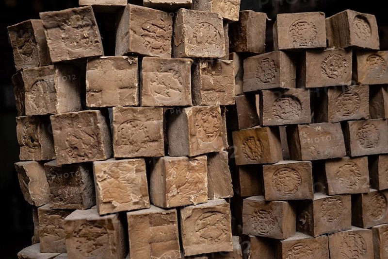 Syrian olive oil soap, famously known as Aleppo soap or Savon d'Alep, is one of the world's oldest soaps, originating in Aleppo, Syria, made from olive oil, water, and bay laurel oil