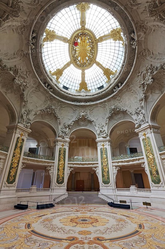 Palais d'Antin, Rotonde d'Antin, Beaux Arts style hall with glass dome, Grand Palais, Paris, France