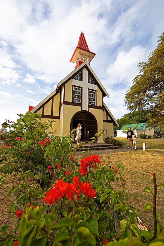 Church of Notre Dame Auxiliatrice, Cap Malheureux, Riviere de Rempart, Mauritius