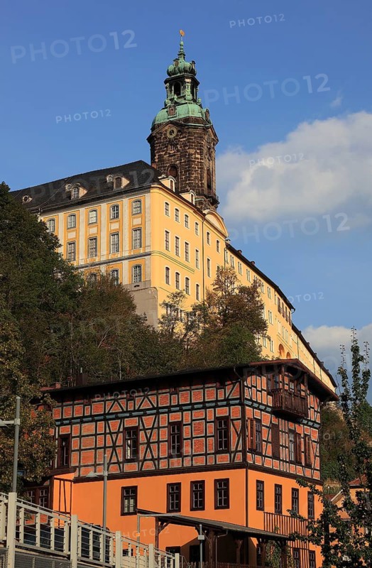Heidecksburg Castle, the former residence of the princes of Schwarzburg-Rudolstadt, Rudolstadt, Saalfeld-Rudolstadt district, Thuringia, Germany