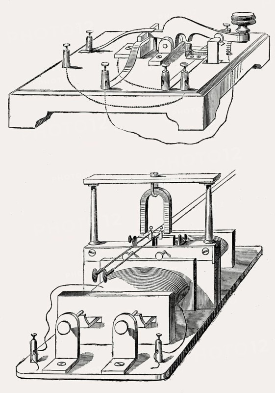 Telegraphs by Professor Michael Glösener, International Exhibition of 1862, London, UK