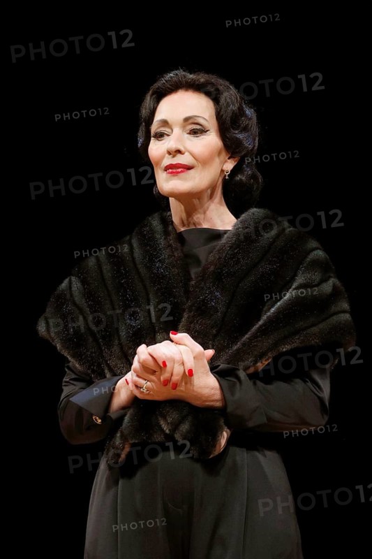 Katja Weitzenböck as Maria Callas at the photo rehearsal for Meisterklasse at the Komödie am Kurfürstendamm, Berlin, 11/09/2024