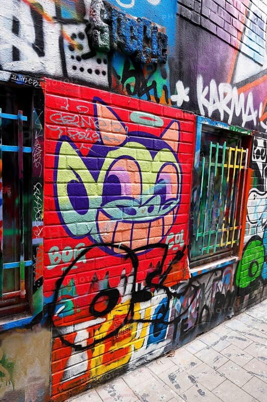 Graffiti Street, Street Art, Ghent, Flanders, Belgium