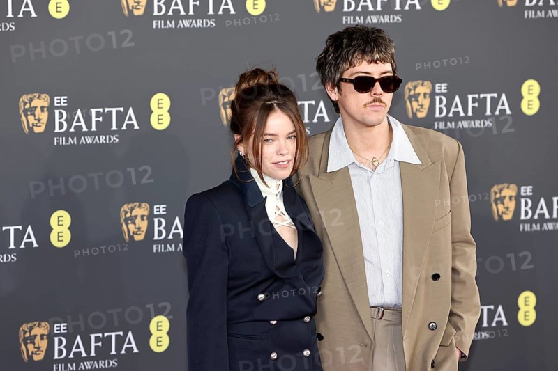 Milly Alcock and Joseph Powell - EE BAFTA FILM AWARDS 2026, The Royal Festival Hall, London, 22.2.26
