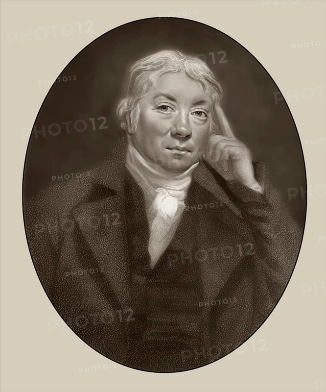 Edward Jenner, 1749-1823, English physician and scientist, digitally restored