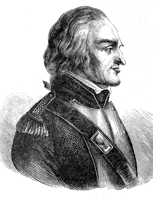 Théophile Malo Corret de la Tour d'Auvergne, 23 November 1743, 27 June 1800, a French officer in the revolutionary army, Historical, digital reproduction of an original from the 19th century