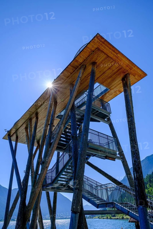 Viewing platform, Pertisau am Achensee, Tyrol, Austria