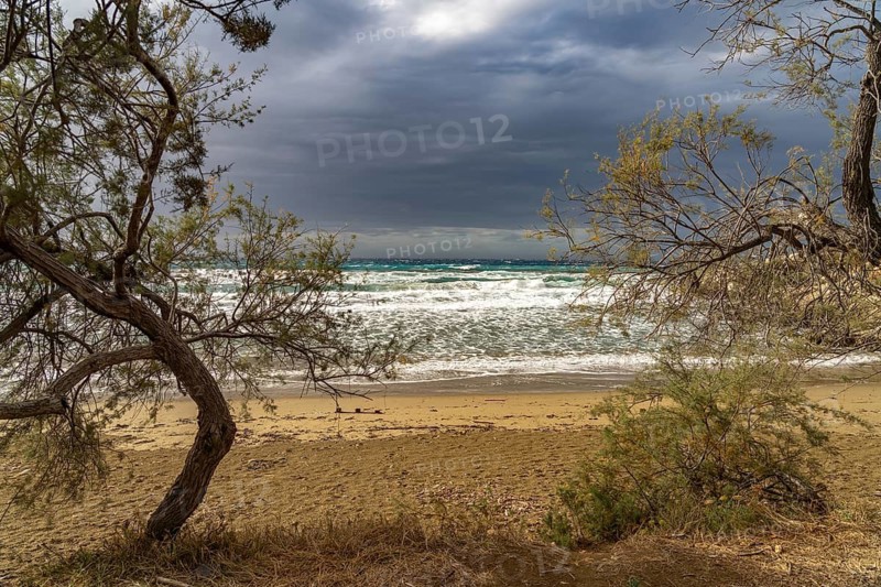 Farinole beach on the west coast of Cap Corse, Corsica, France