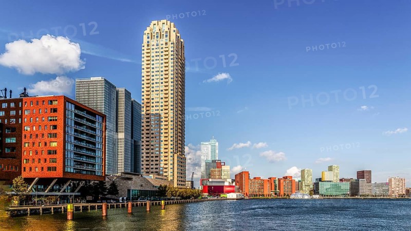 City panorama, Rotterdam, Netherlands