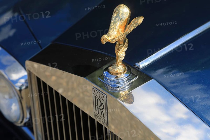 At the annual Kulmbach classic car meeting, Bavaria, Germany, car, classic car, Spirit of Ecstasy, also known as Emily, the famous radiator figure of a Rolls-Royce