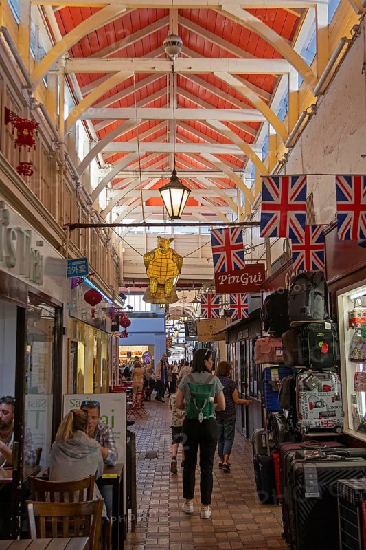 Interior view, Covered Market, Oxford, England, Great Britain